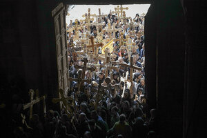 Israel Failing To Stop Attacks On Christians Jerusalem Churches Say   0414 OJLMCHRISTIANS Crosses 